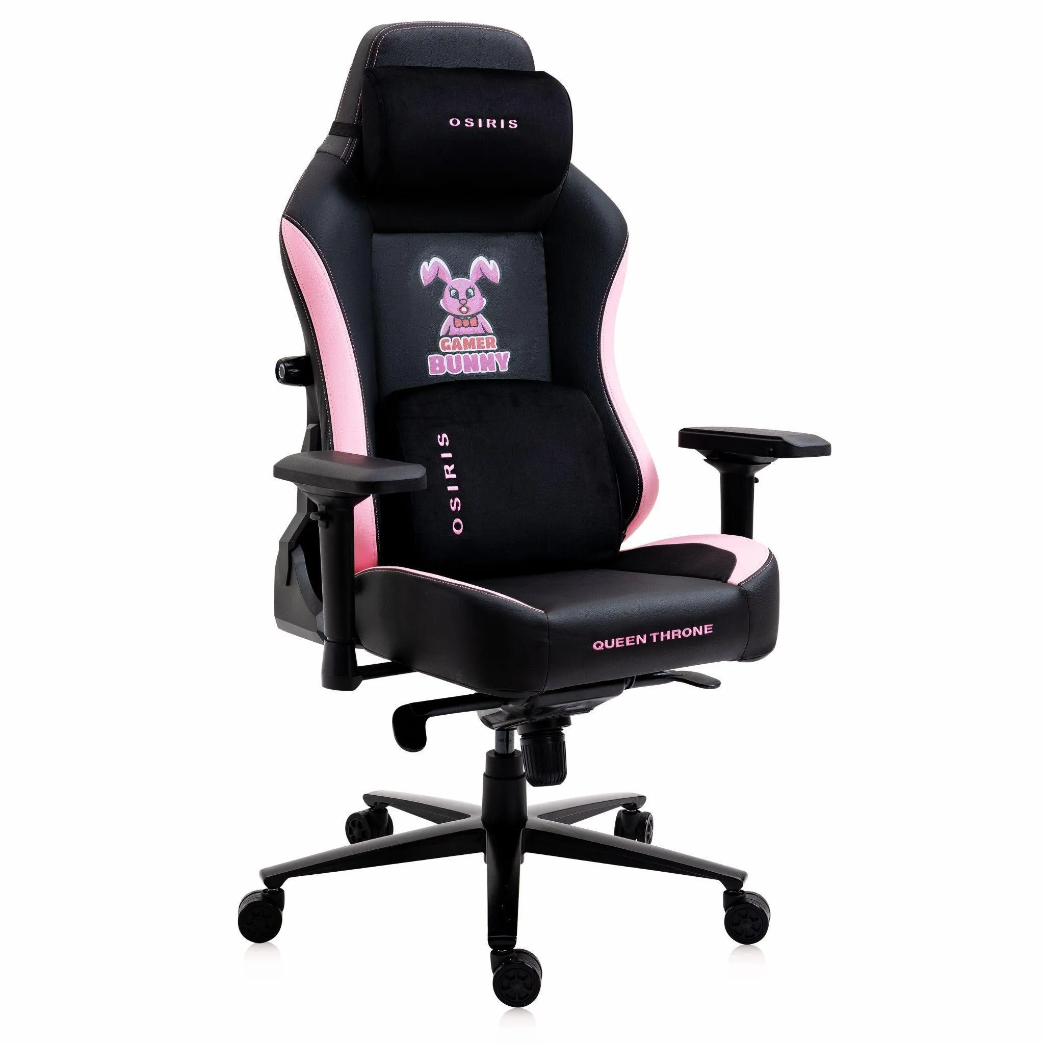Osiris Series Gaming Chair With Massage Lumbar Pillow & 4D Armrest By HDCANADA - PINK