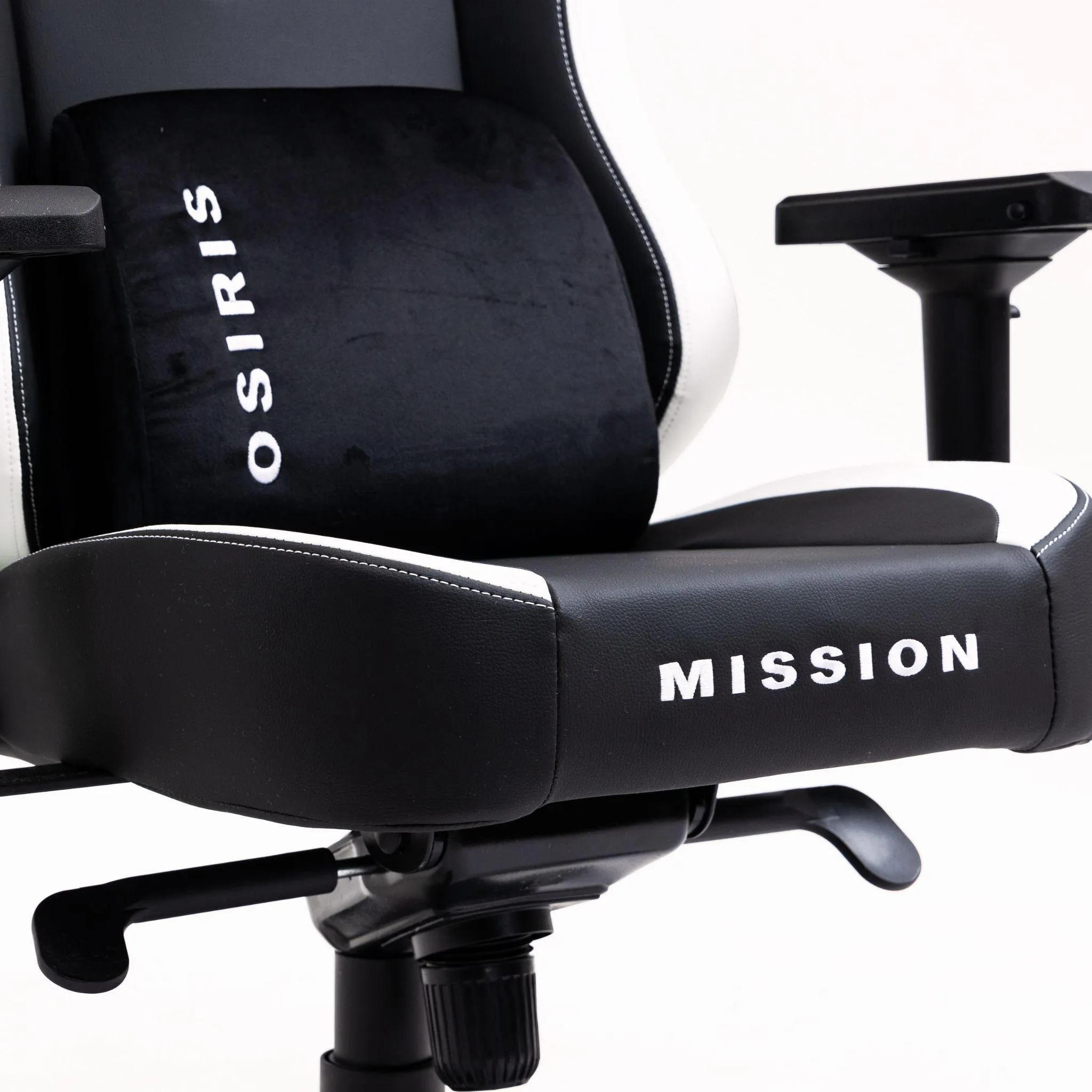 Osiris Series Gaming Chair With Massage Lumbar Pillow & 4D Armrest By HDCANADA - WHITE