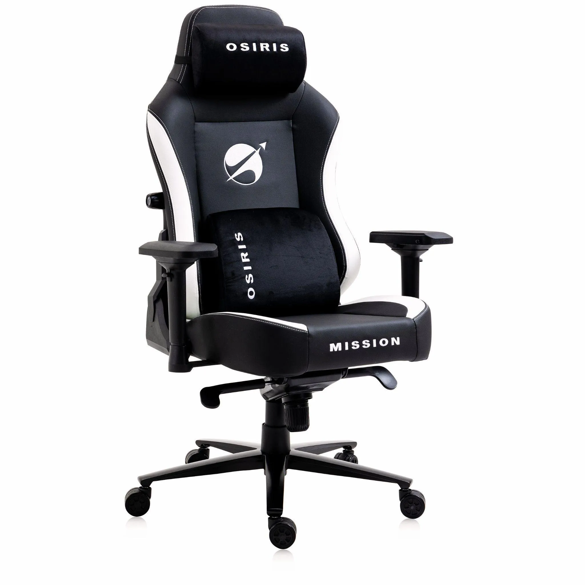 Osiris Series Gaming Chair With Massage Lumbar Pillow & 4D Armrest By HDCANADA - WHITE