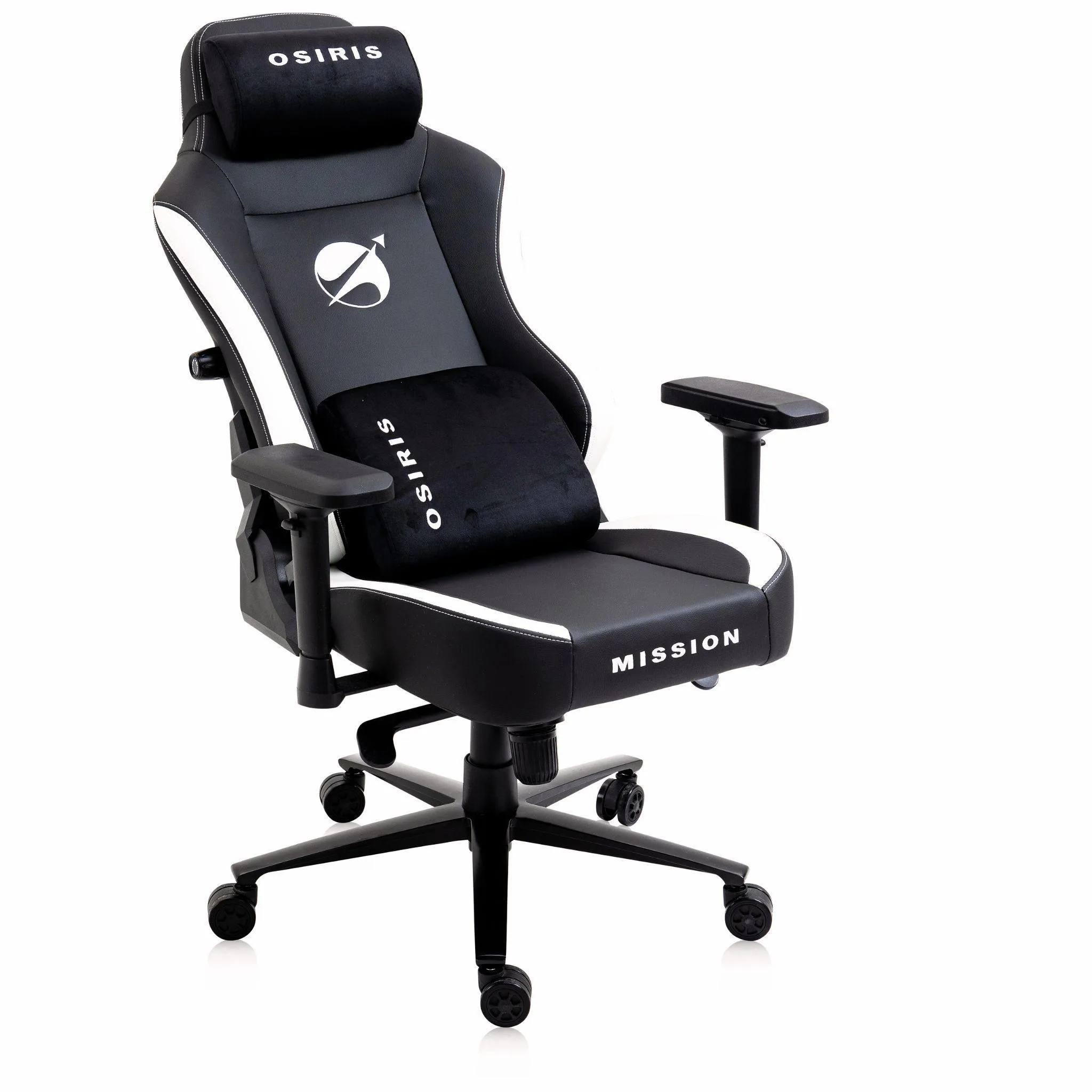 Osiris Series Gaming Chair With Massage Lumbar Pillow & 4D Armrest By HDCANADA - WHITE