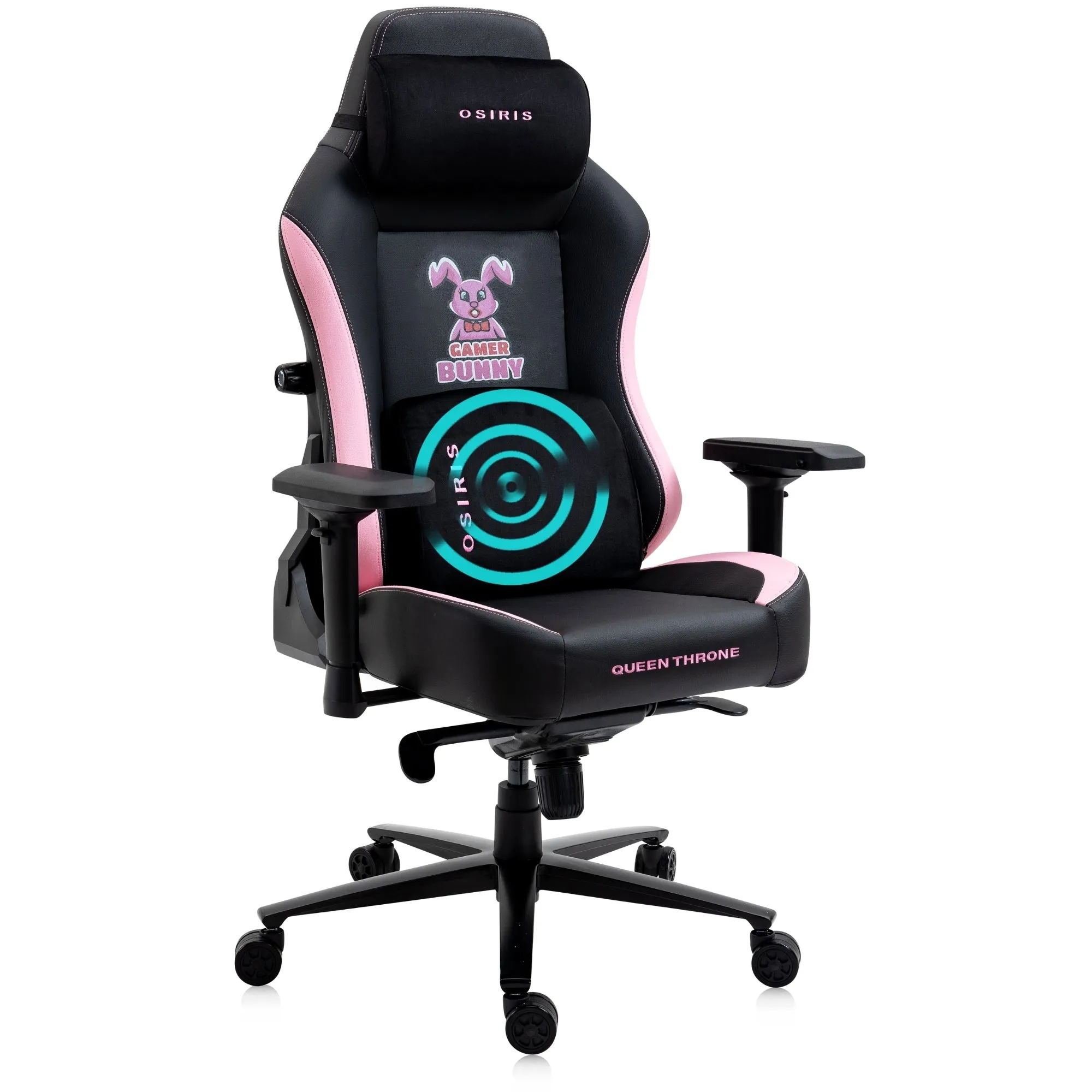 Osiris Series Gaming Chair With Massage Lumbar Pillow & 4D Armrest By HDCANADA