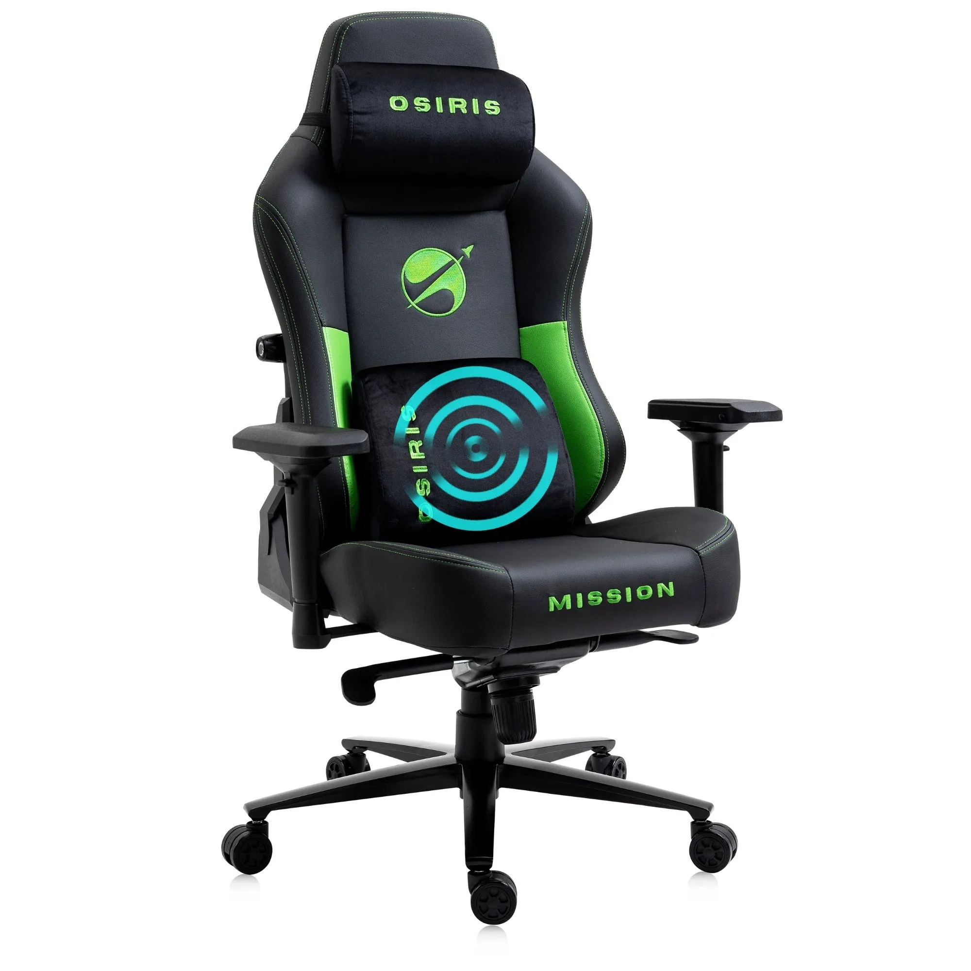 Osiris Series Gaming Chair With Massage Lumbar Pillow & 4D Armrest By HDCANADA