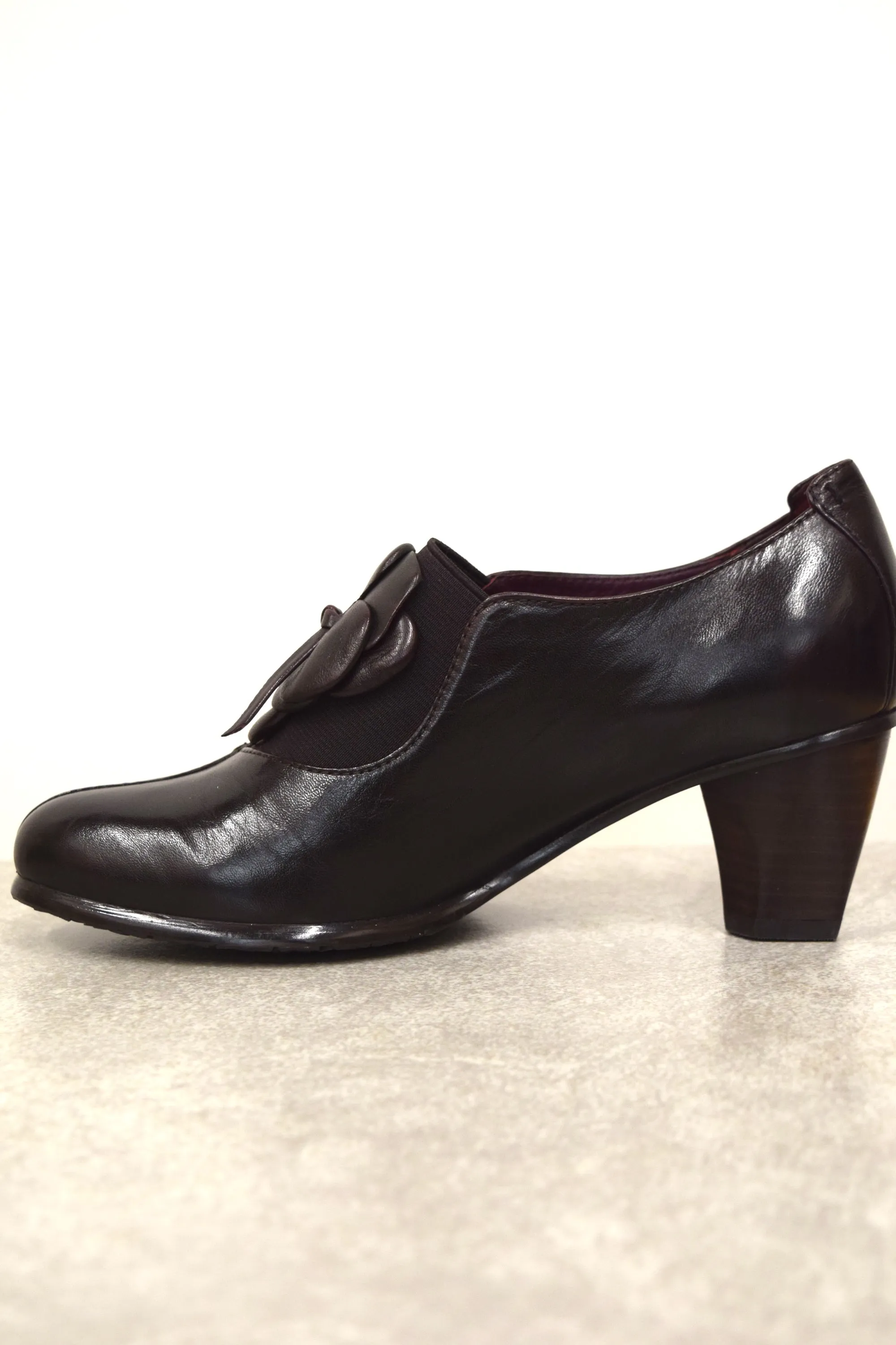 Plum Leather Shoe
