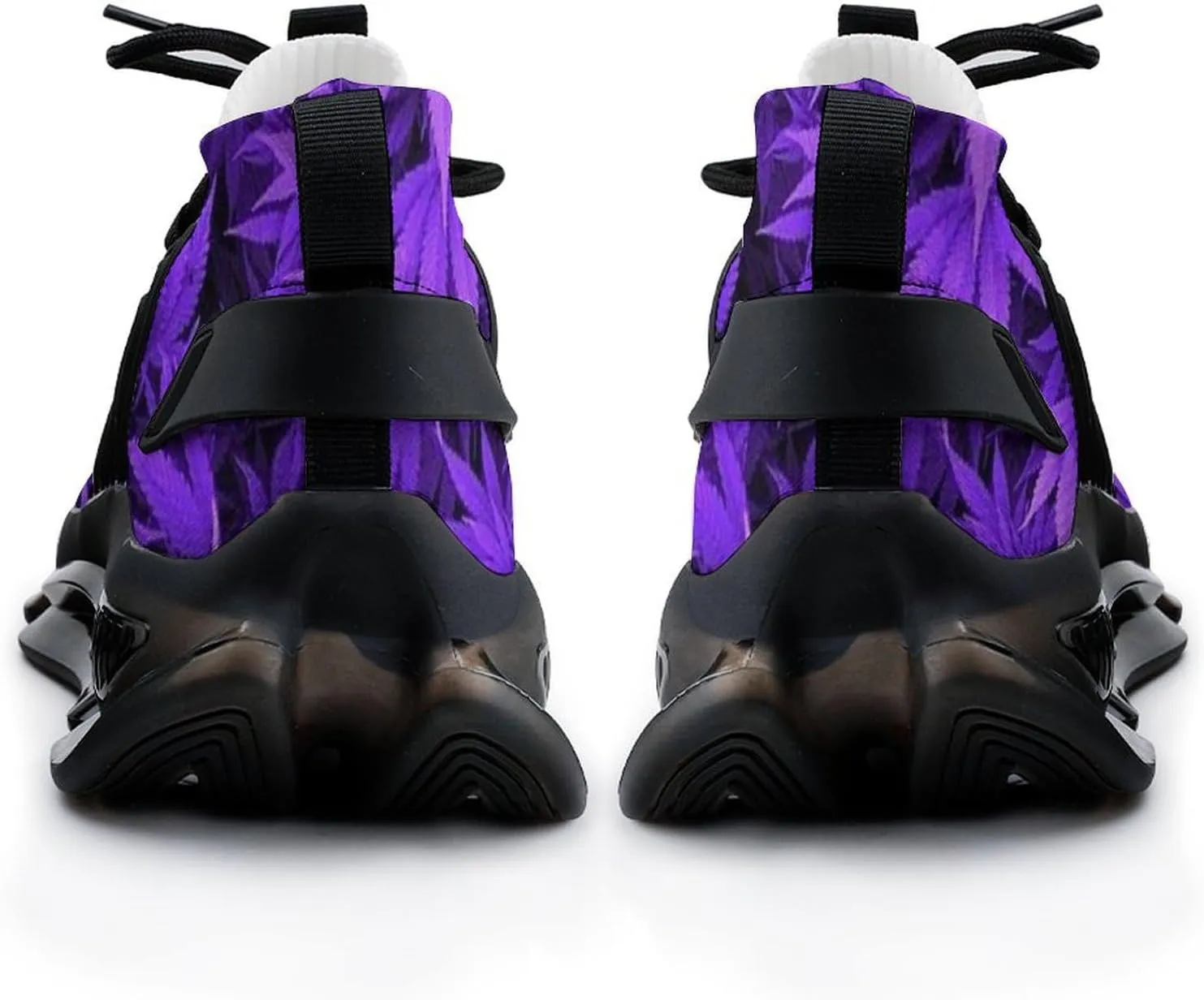 Purple Pot Leaf Weed Men's Running Sports Walking Shoes Athletic Training Shoe Breathable Non Slip Sneakers
