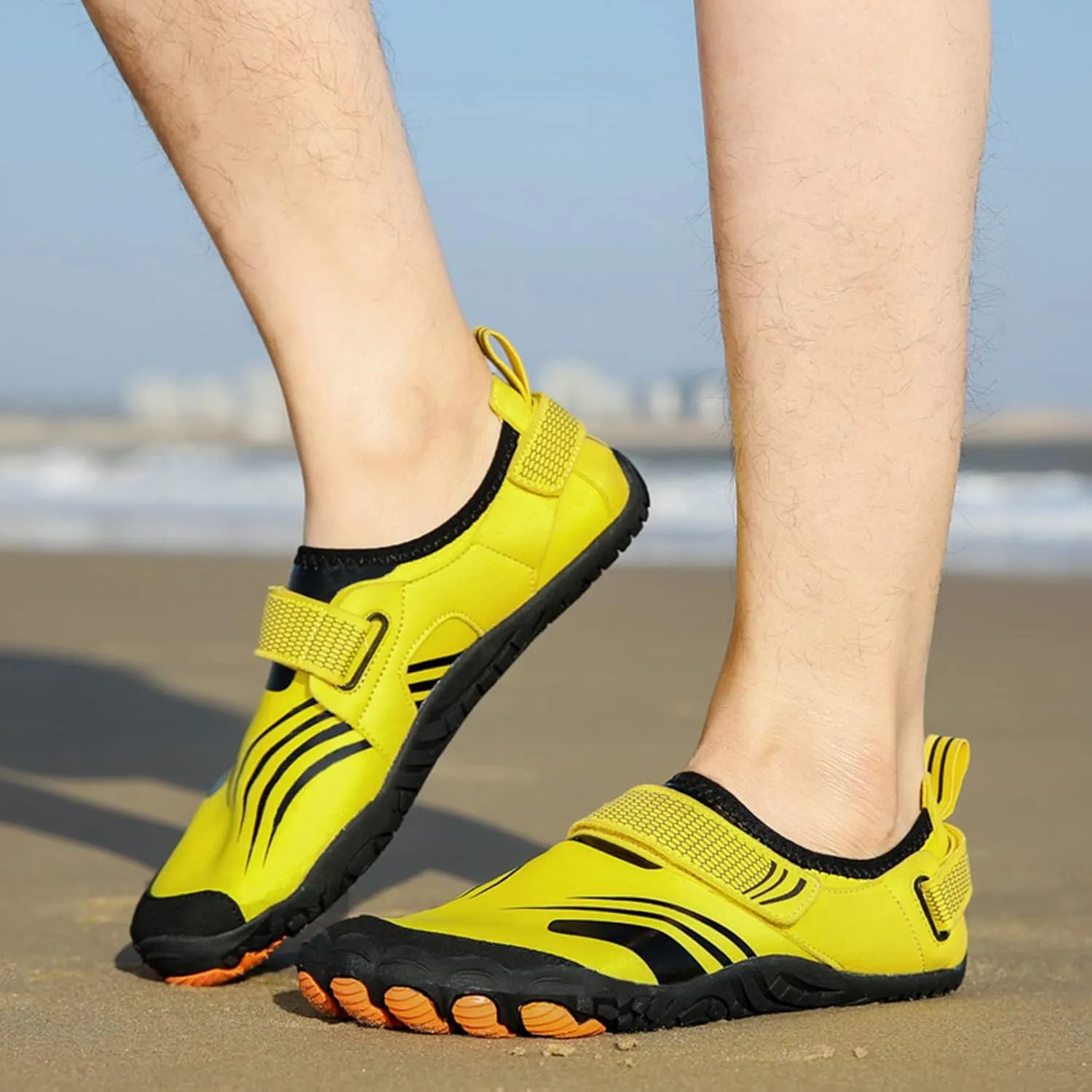Quick Dry Water Shoes for Men Women Barefoot Aqua Swim Beach Pool Surf Hiking Kayaking Diving Yoga Sports Lightweight Breathable Design