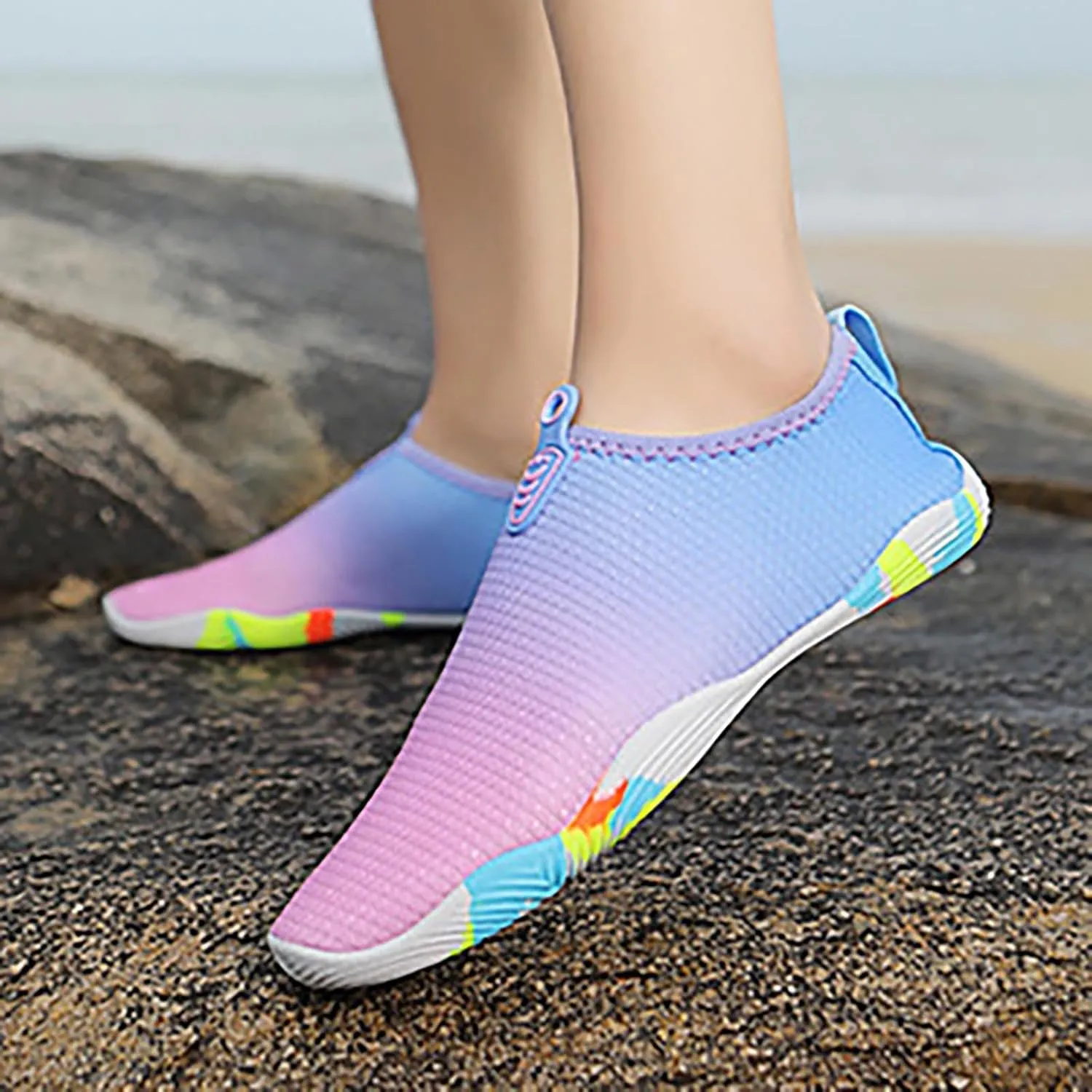 Quick Dry Water Sports Shoes Men Women Barefoot Aqua Swim Beach Pool Surf Hiking Kayaking Diving Yoga Lightweight Non Slip Design