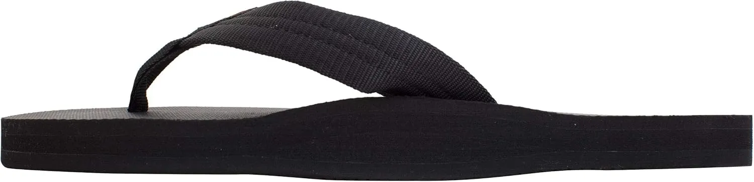 Rainbow Sandals Men's Single Layer Soft Top 1" EVA Rubber Filled Nylon Strap