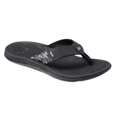 Reef Women's Santa Ana Sandal - Black/White - 40% OFF