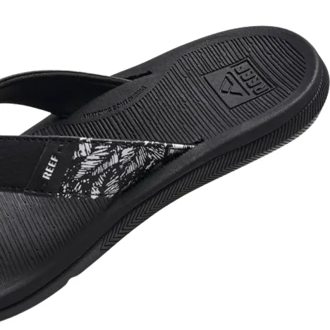 Reef Women's Santa Ana Sandal - Black/White - 40% OFF