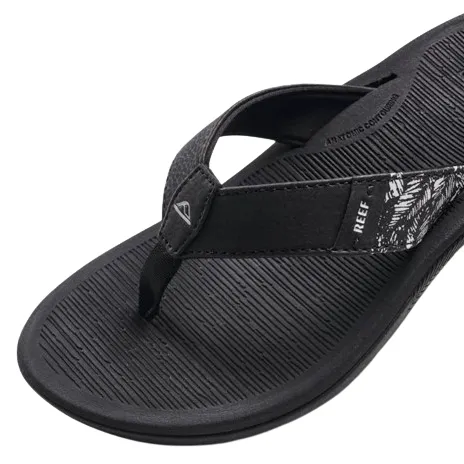 Reef Women's Santa Ana Sandal - Black/White - 40% OFF