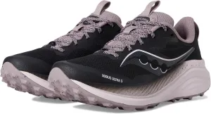 Saucony Women's Xodus Ultra 3 Sneaker, Black/Quail, 7