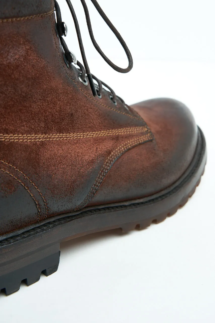 Silvano Sassetti Travel Boot Roughout Marrone