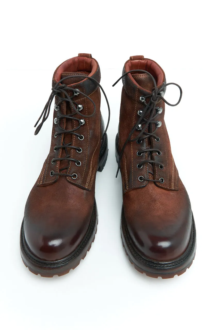 Silvano Sassetti Travel Boot Roughout Marrone