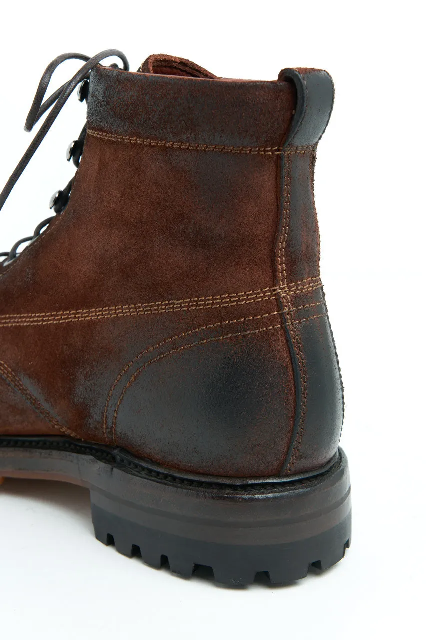 Silvano Sassetti Travel Boot Roughout Marrone