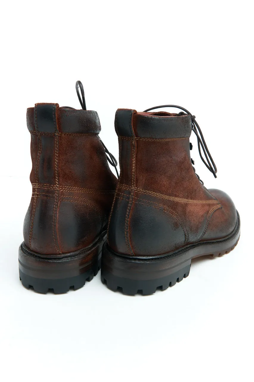 Silvano Sassetti Travel Boot Roughout Marrone