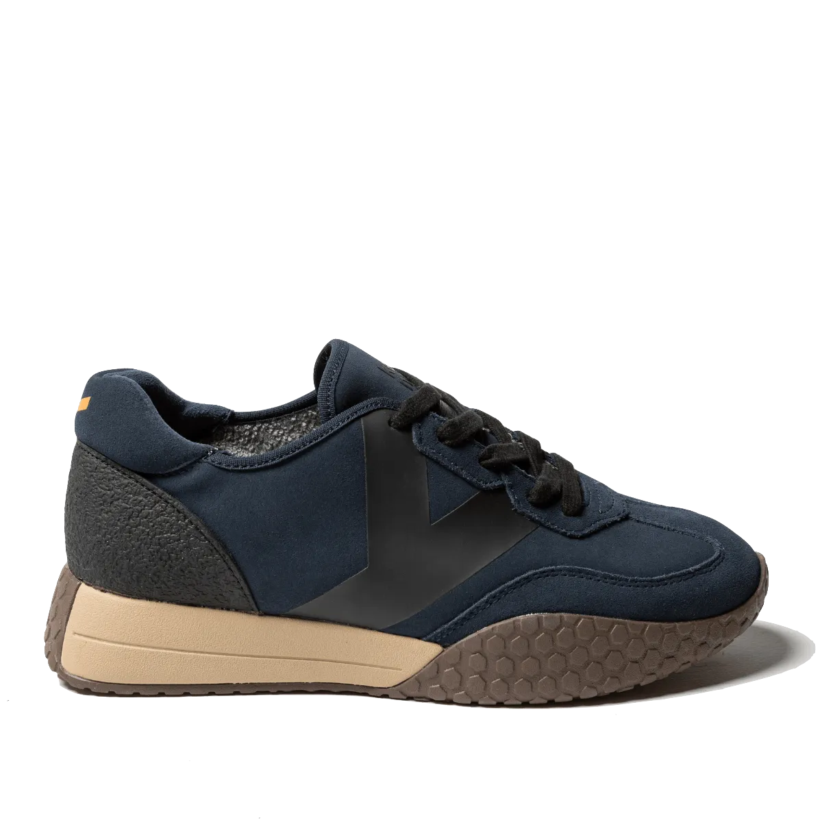 Sneaker Kehnoo Man Camoscio Navy/Black