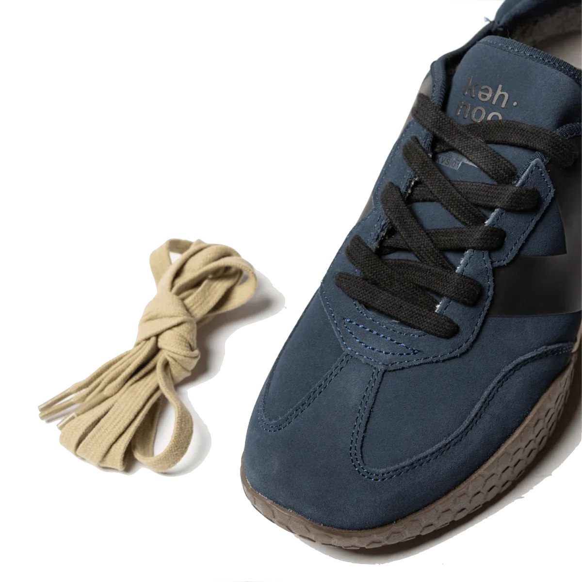Sneaker Kehnoo Man Camoscio Navy/Black