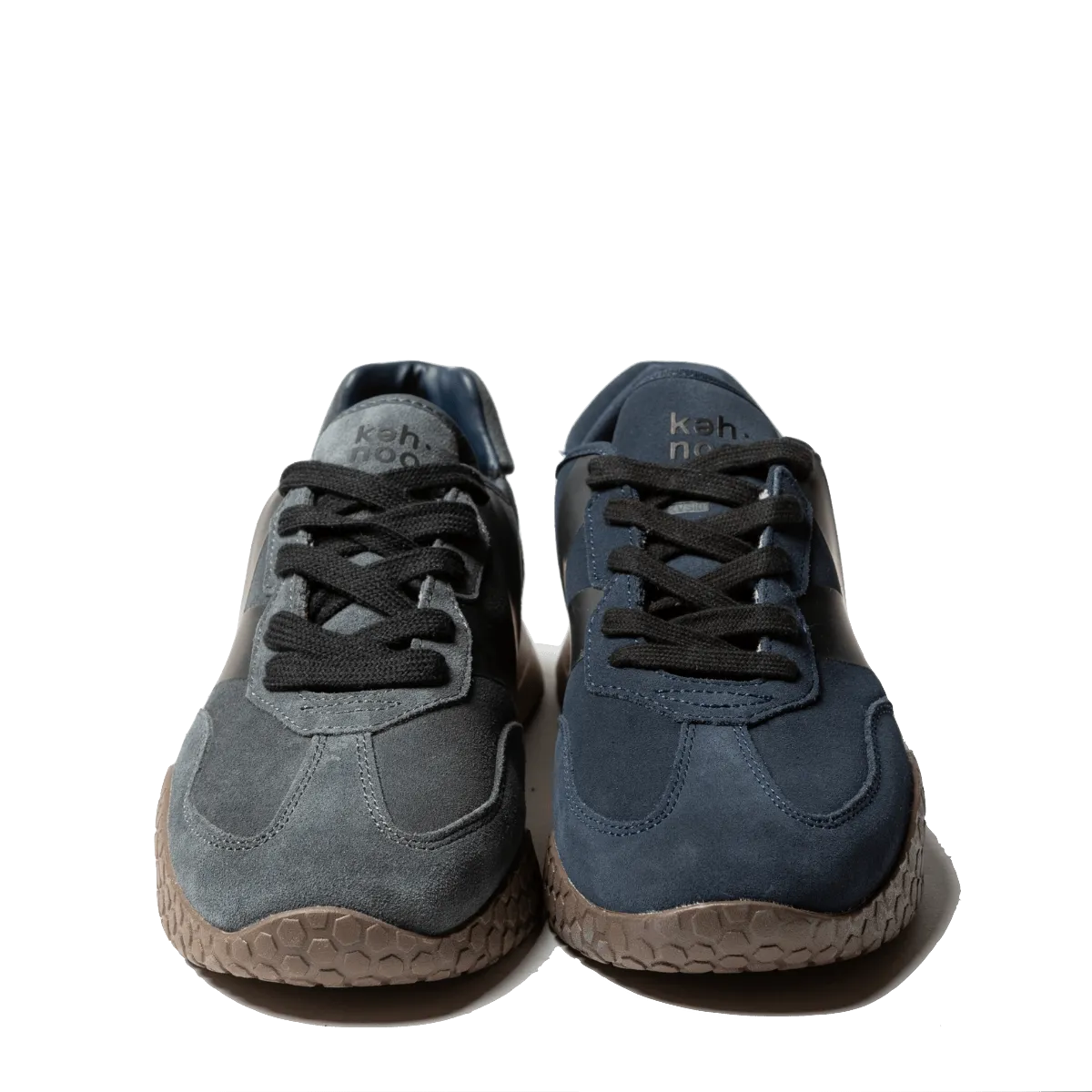 Sneaker Kehnoo Man Camoscio Navy/Black