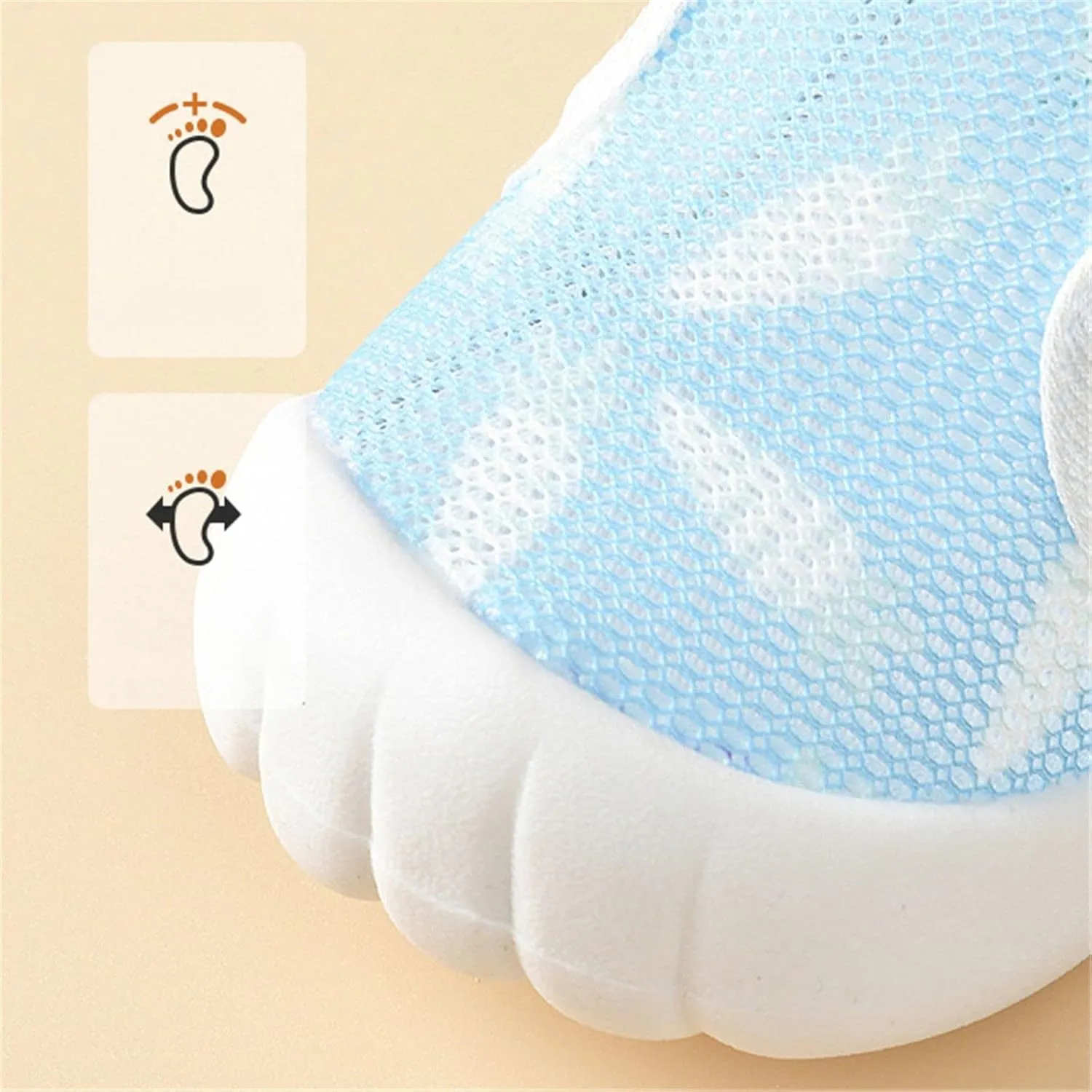 Toddler Baby Water Shoes Closed Toe Lightweight Breathable Sandals Quick-Dry Barefoot Beach Swim Jellies Girls