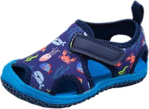 Toddler Water Shoes Quick-Dry Cute Beach Swim Pool Shoes Boys Girls Slip On Lightweight Girls Toddler Sandals