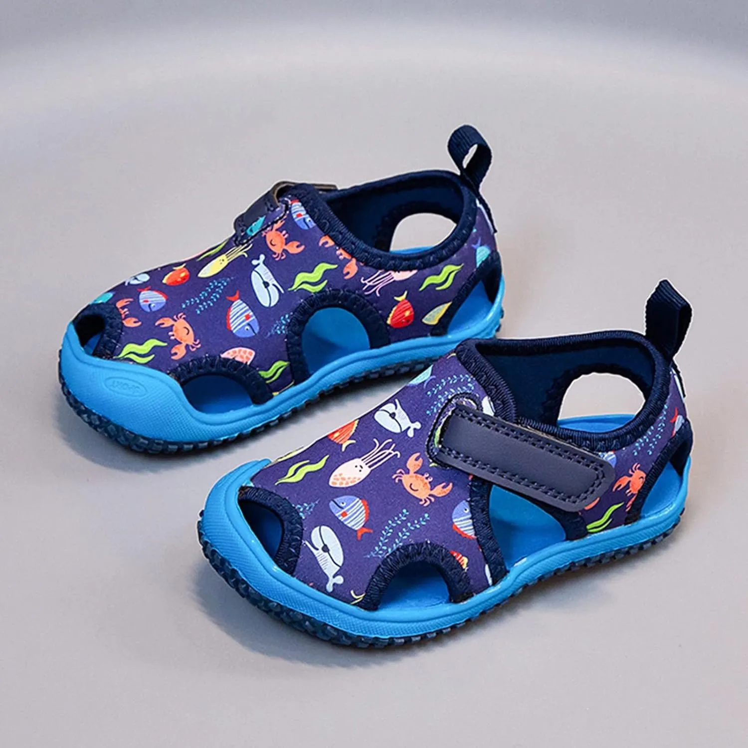 Toddler Water Shoes Quick-Dry Cute Beach Swim Pool Shoes Boys Girls Slip On Lightweight Girls Toddler Sandals