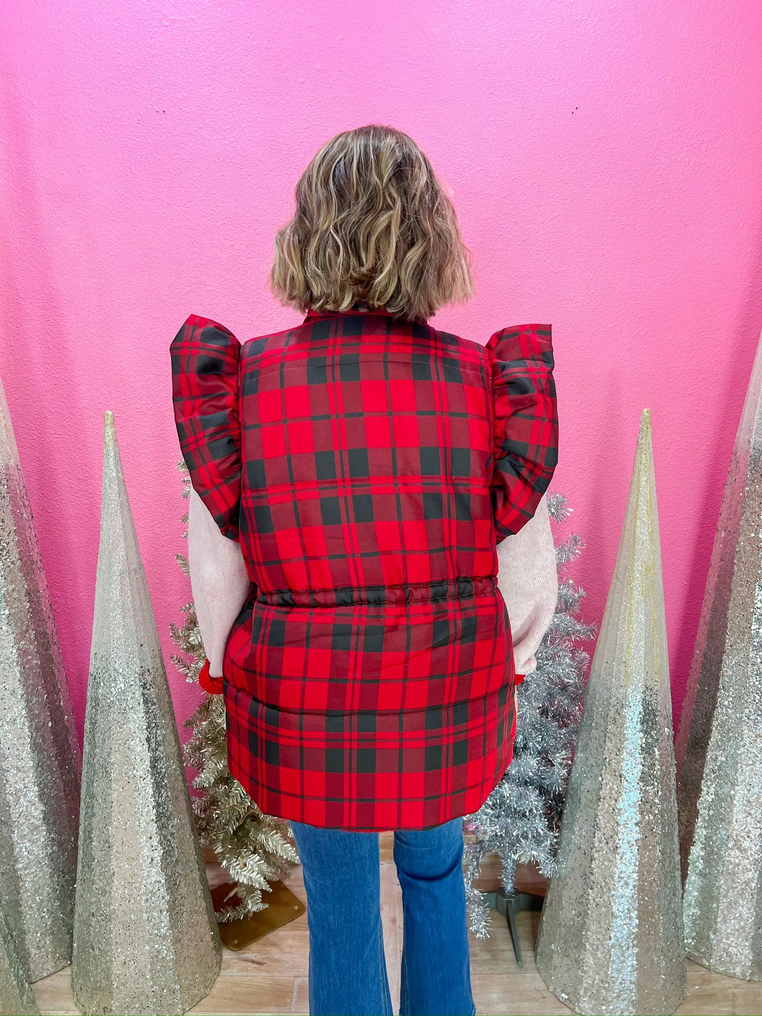 Under The Tree Vest - Red