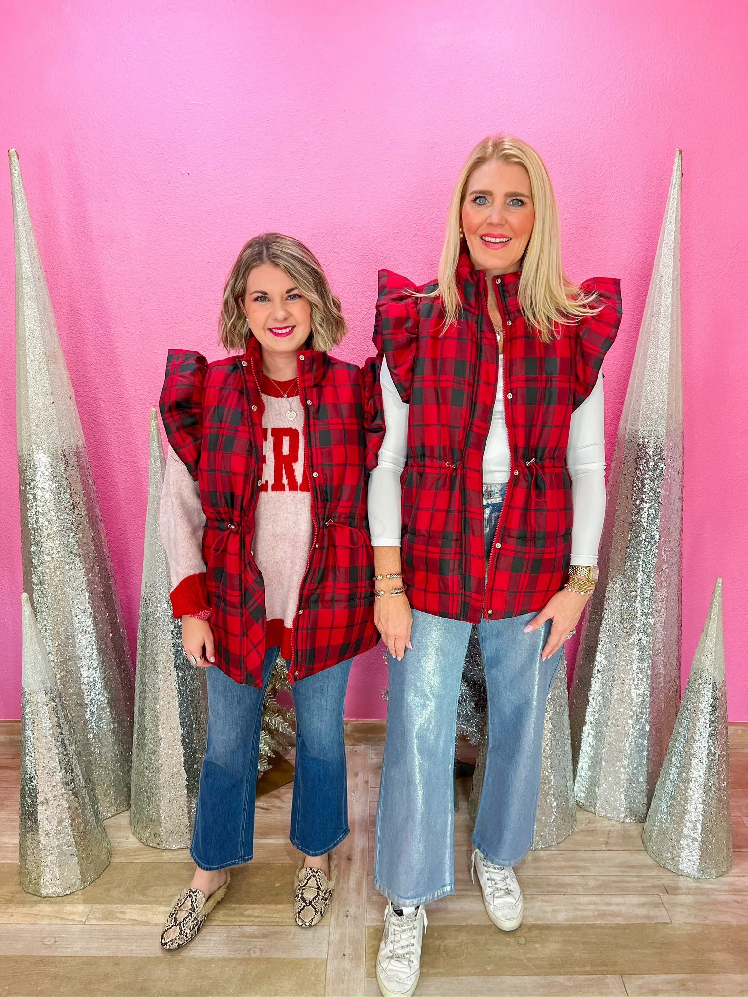 Under The Tree Vest - Red