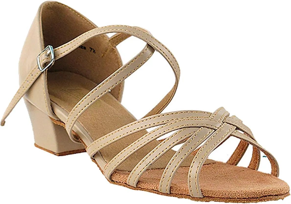 Very Fine Dance Shoes Women's Ballroom Dance Shoes Salsa Latin Practice Shoes 1670cEB Comfortable 1.5" [Bundle of 5]