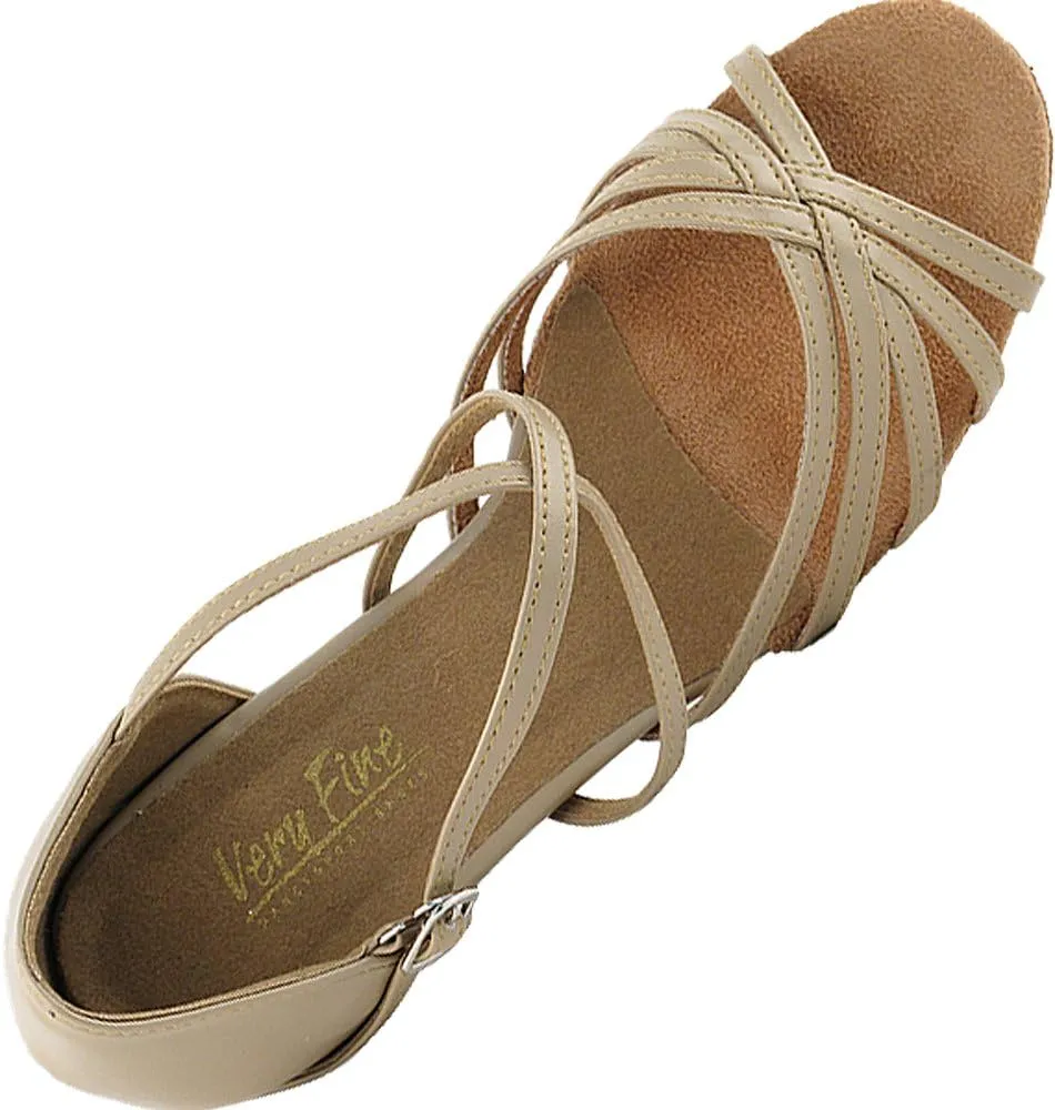 Very Fine Dance Shoes Women's Ballroom Dance Shoes Salsa Latin Practice Shoes 1670cEB Comfortable 1.5" [Bundle of 5]