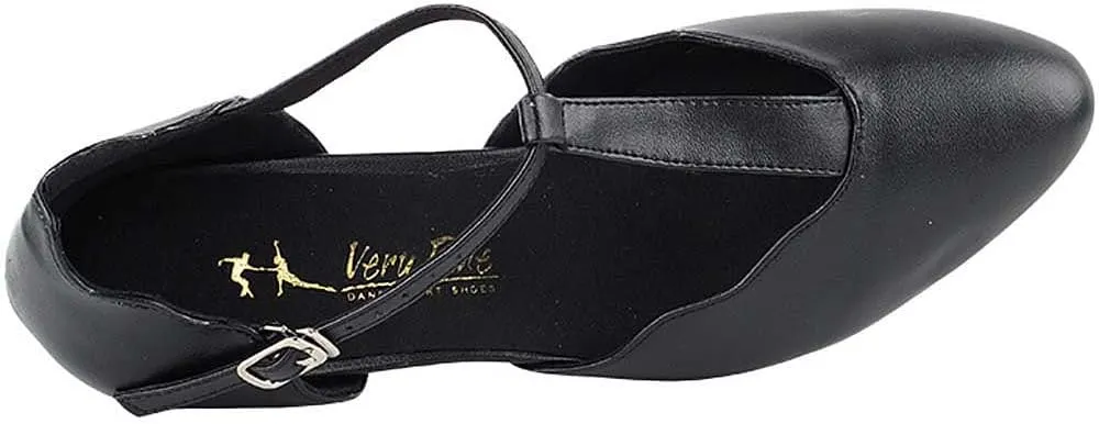 Very Fine Women's Ballroom Dance Shoes Salsa Latin Practice Shoes 6819FTEB Comfortable Dance Shoes 1" [Bundle of 5]