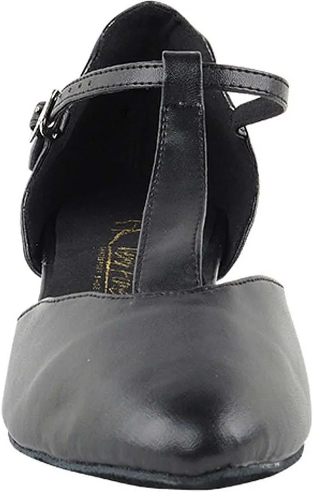 Very Fine Women's Ballroom Dance Shoes Salsa Latin Practice Shoes 6819FTEB Comfortable Dance Shoes 1" [Bundle of 5]