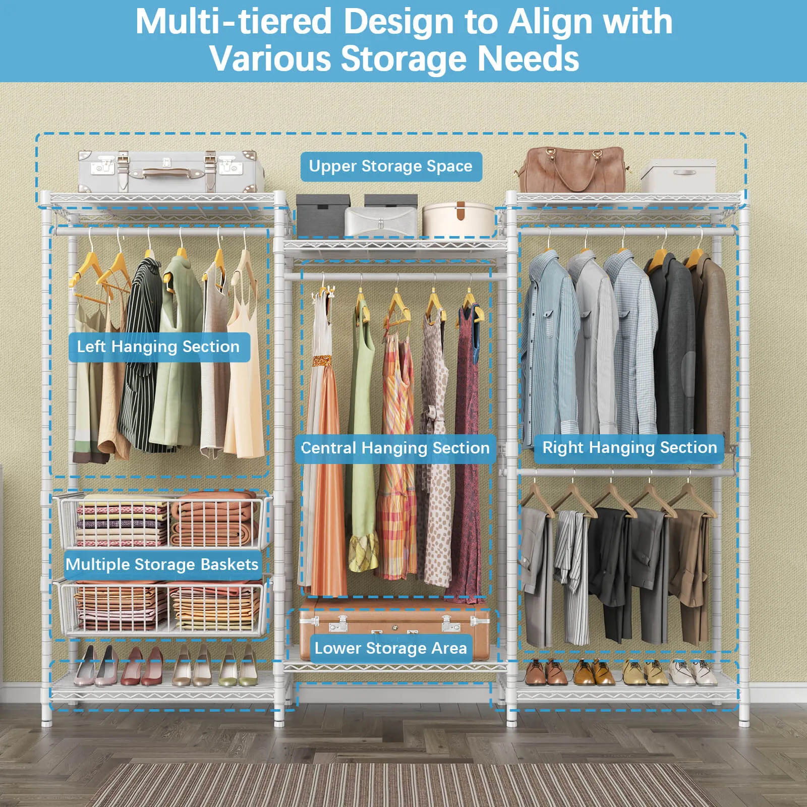 VIPEK V10C Garment Rack