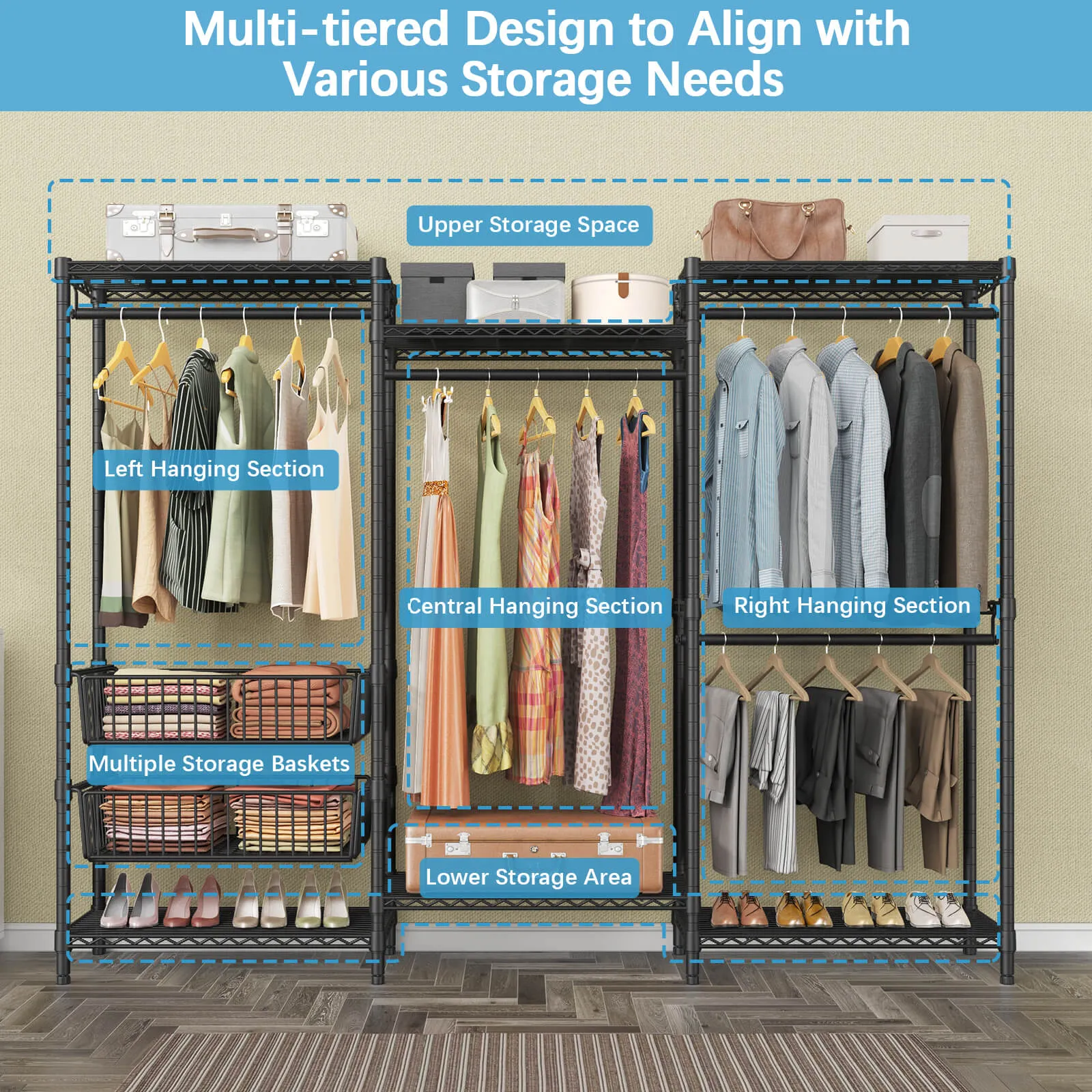 VIPEK V10C Garment Rack