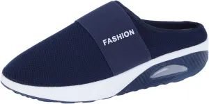 Women's Orthopedic Mules Sneakers Slip On Soft Cushion Nursing Shoes Arch Support Slippers Breathable Mesh Shoes