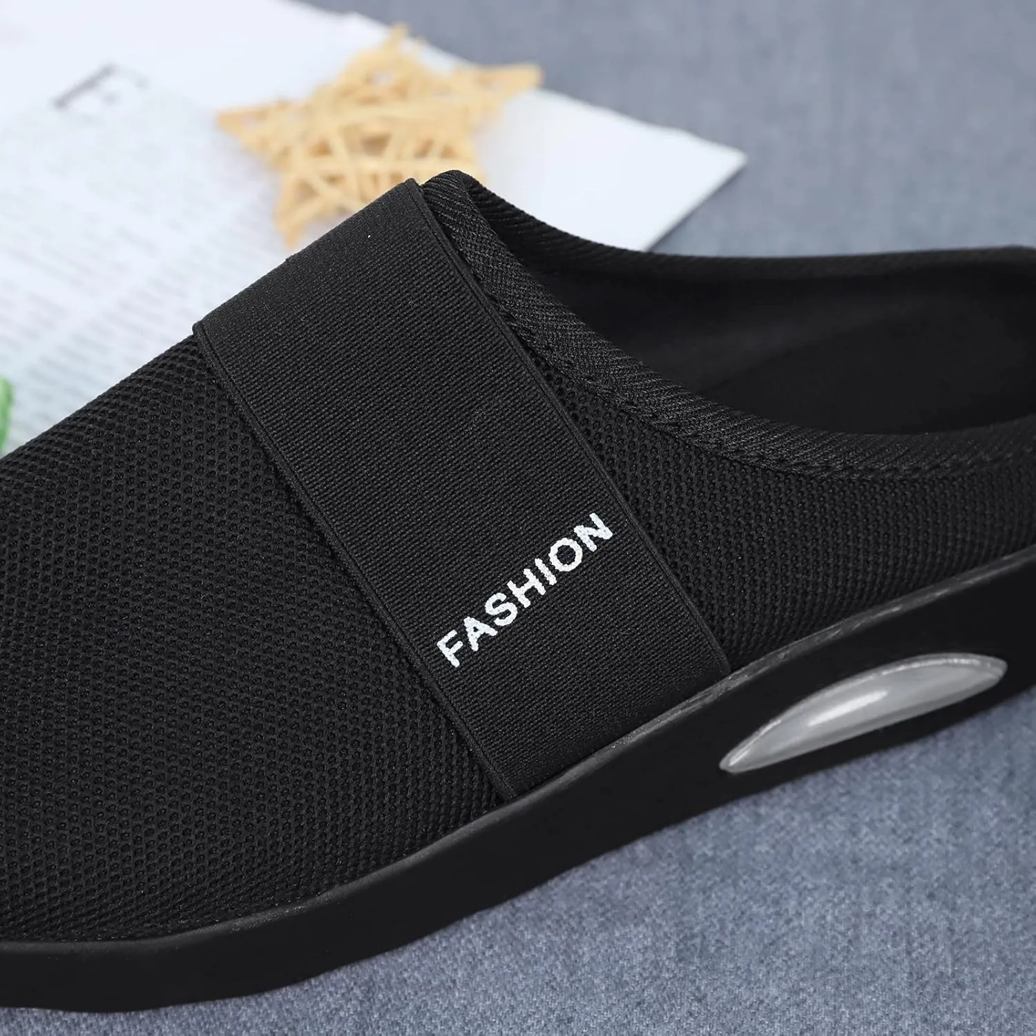 Women's Orthopedic Mules Sneakers Slip On Soft Cushion Nursing Shoes Arch Support Slippers Breathable Mesh Shoes