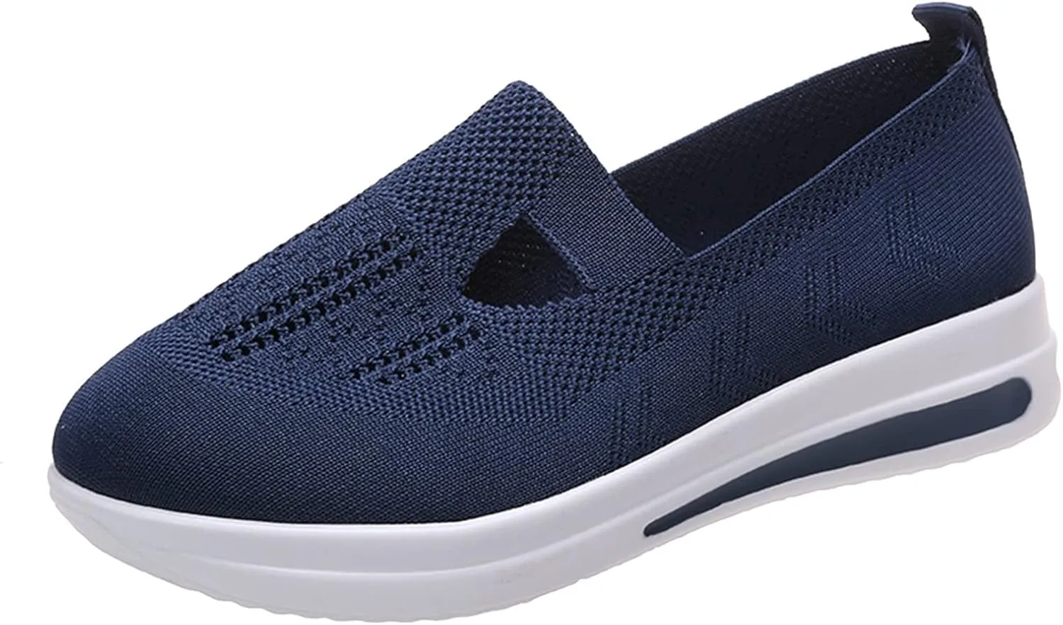 Women's Orthopedic Sneakers Working Nurse Shoes Breathable Soft Shoes Slip-On Arch Support Shoes Stretch Platform Sneakers
